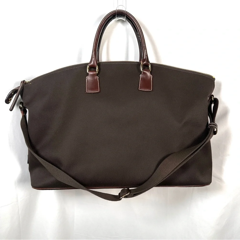 Dooney & Bourke Vintage Canvas Large Weekender Duffle Bag - Picture 7 of 16